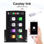 9.7 inch Vertical Screen HD 2.5D Glass Car MP5 Player Android Navigation All-in-one Machine, Specification:Standard
