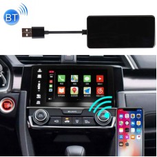 Car Machine Wired To Wireless Carplay Module Box Smart Navigation Projection Screen for Apple Mobile Phone, Suitable For Honda(Black Square)