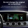 Android Car Navigation Carplay Module Wireless Bluetooth Connection Mobile Phone Projection for Apple, Suitable for Mercedes-Benz E300l C260 C200 GLC(Black Square)