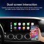 Android Car Navigation Carplay Module Wireless Bluetooth Connection Mobile Phone Projection for Apple, Suitable for Mercedes-Benz E300l C260 C200 GLC(Black Square)