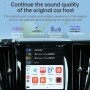 Автомобильная навигация CarPlay Module Беспроводной Bluetooth Connection Проекция мобильного телефона для Apple, подходящая для Volvo XC60 XC40 XC90 S60 S90 (черный квадрат)