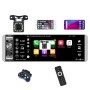 A2905 5.1 inch IPS Capacitive Screen Single Butt Carplay Player, Style: Standard+12 Light Camera