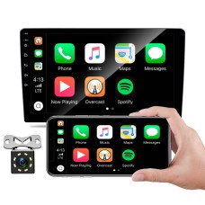 C7001 7 inch Touch Screen Built-In CarPlay Car MP5 Player, Style: Standard+8 Light Camera