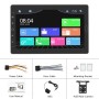 1310C 10.1 inch Car Full Screen Touch HD MP5 Wired Carplay Player, Style: Standard+4 Light Camera
