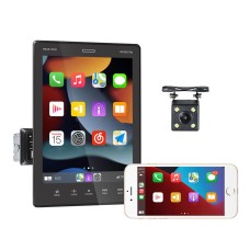 C800 9.5 Inch MP5 Single Butt Carplay Player, Style: Standard+4 Light Camera