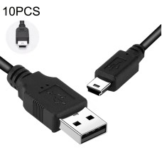 10 шт. Периодиативный шнур питания USB CAR Зарядное устройство Buck Line, стиль: 3,5 м+1а (мини -прямая головка)