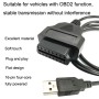 16PIN USB AM To OBD2 Female Conversion Cable Car Computer Diagnostic Cable