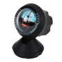 Angle Slope Tilt Indicator Level Meter Slopemeter Finder Tool Car Vehicle Inclinometer Gauge(Black)