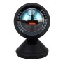 Angle Slope Tilt Indicator Level Meter Slopemeter Finder Tool Car Vehicle Inclinometer Gauge(Black)