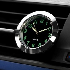 Автомобильные часы ночная световая электронная часовая вагона Кварц (серебряная граница)