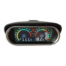 Agricultural Vehicle Car Modification Instrument, Style: Water Temperature (21mm) With Voltage
