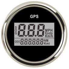 PLG2 DN52mm 12/24V Car and Boat General GPS Odometer Speedometer(BS)