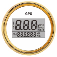 PLG2 DN52mm 12/24V Car and Boat General GPS Odometer Speedometer(WG)