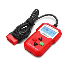 KONNWEI KW590 Mini OBDII Car Auto Diagnostic Scan Tools Auto Scan Adapter Scan Tool (Can Only Detect 12V Gasoline Car)(Red)