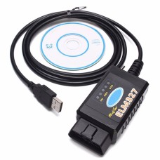 ELM327 Интерфейс USB OBDII Автоматическое диагностическое сканер инструмент с переключением