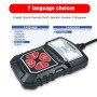 Konnwei KW309 V309 V310 MS309 Reader Reader OBD2 Сканер Сканер Диагностический инструмент (черный)