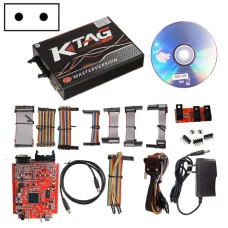 KTAG V7.020 Red PCB Board ECU Programming Tool Unlimited Token, EU Plug