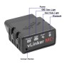 Vlinker MC+ v2.2 Bluetooth 4.0 CAR OBD Диагностика разломов.