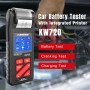KONNWEI KW720 Car 3.2 inch 6V-24V Lead-acid Battery Tester with Printer