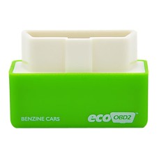 Super Mini EcoOBDII Plug and Drive Chip Tuning Box for Benzine, Lower Fuel and Lower Emission(Green)