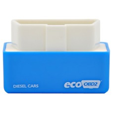 Super Mini EcoOBDII Plug and Drive Chip Tuning Box for Internal Combustion Engine, Lower Fuel and Lower Emission(Blue)