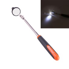 Retractable Vehicle Car Chassis Telescoping Inspection Mirror with 1 PCS 3mm LED Light, Mirror Diameter: 32mm, Max Expanding Length: 905mm