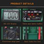 DUOYI DY2201 Car High-precision Digital Automobile Multi-function Maintenance Automatic Universal Meter