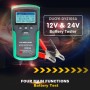 DUOYI DY2015A Car 12V 24V Digital CCA Load Battery Charging Digital Capacity Tester