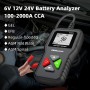 BM550 6V / 12 В / 24 В 3 в 1 Детектор с помощью срока службы батареи.