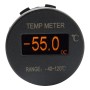 B3399 Car Modified OLED Screen DC Thermometer -40-125 Centigrades
