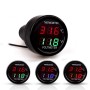 2 in 1 Universal Car Digital Voltage Meter Temperature Meter (Random Color Delivery)