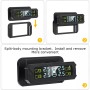 Car High Precision Solar Charging Tire Pressure Monitoring System TPMS, Built-in Beep Sensor