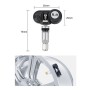 Car High Precision Solar Charging Tire Pressure Monitoring System TPMS, Built-in Beep Sensor