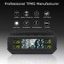 Car High Precision Solar Charging Tire Pressure Monitoring System TPMS, External Beep Sensor