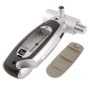 4 in 1 (Digital Tire Gauge + Flashlight + Emergency Hammer + Emergency Seat Belt Cutter) Emergency Utility Tool(Silver)