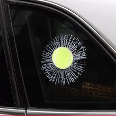 Creative 3D Deco Sport Balls Car Crack Crack Decal Sticker (теннис)