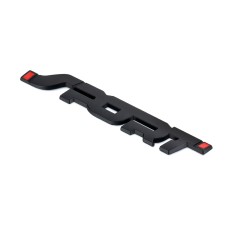 6 ПК. Металлическая 3D -стерео -автомобильная наклейка модифицированная наклейка на кузов на стикеру для корпуса хвоста (черная)