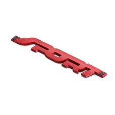 6 ПК. Металлическая 3D -стерео автомобильная наклейка модифицированная наклейка на кузов на стикеру для корпуса хвоста (красный)