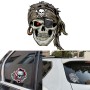 TS-35 10 PCS 3D-симулятор Red Eye Skull Car Car Car