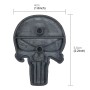 Pure Black Skull Metal Car Sticker