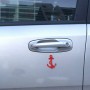 Справочная якорь -форма автомобиль автомобильные металлические наклейки (красный)