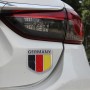 Germany Flag Style Metal Car Sticker