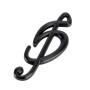 Universal Car Note Shape Metal Decorative Sticker