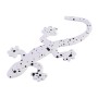 Gecko Shape Metal Car Decorative Sticker (White)