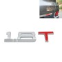 3D Универсальный наклейка хромированного металла 1,8T Автомобильная эмблема наклейка на стикер автомобиль Трейлер идентификация газа, размер: 8,5x2,5 см.