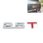 3D Универсальный наклейка хромированного металла 2,5T Автомобильная эмблема наклейка на стикер автомобиль Трейлер идентификация газа, размер: 8,5x2,5 см.