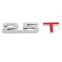 3D Универсальный наклейка хромированного металла 2,5T Автомобильная эмблема наклейка на стикер автомобиль Трейлер идентификация газа, размер: 8,5x2,5 см.