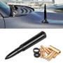 50 Cal Caliber Bullet Shape Modified Car Antenna Aerial, Length: 138mm (Black)