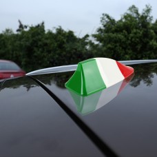 Universal Flag Pattern Car Antenna Aerial Shark Fin Radio Signal Auto SUV Truck Van Roof Shark Fin Antenna Radio Signal Aerial