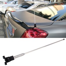 PS-411 Universal Car Auto Modified Decoration Extensile Aerial Glass-mount Cellular Antenna(Silver)